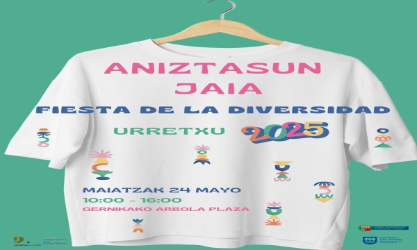 Aniztasuna maiatzaren 24an ospatuko du Urretxuk Aniztasuna maiatzaren 24an ospatuko du Urretxuk