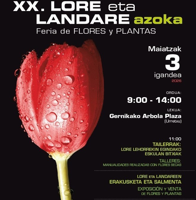 XX Feria de flores y plantas de Urretxu 