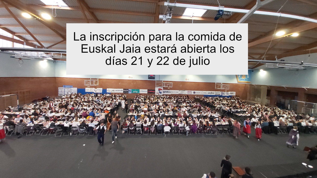 euskal jaia bazkaria