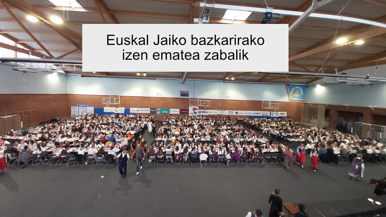 euskal jaia bazkaria