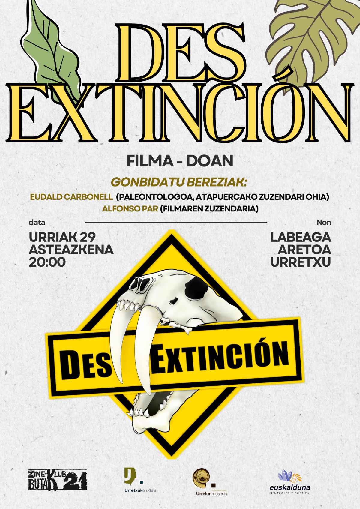 urrelur astea - des extinción
