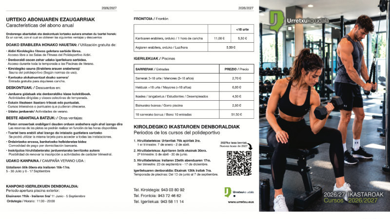 oferta deportiva