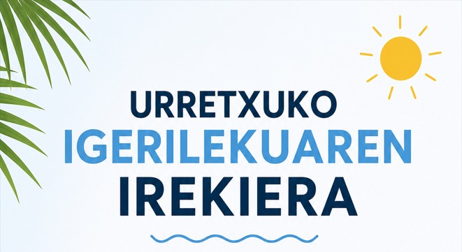 El día 12 de Junio se abrirán las piscinas municipales de Urretxu