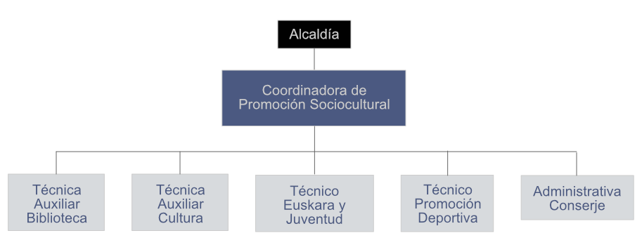 organigrama área sociocultural