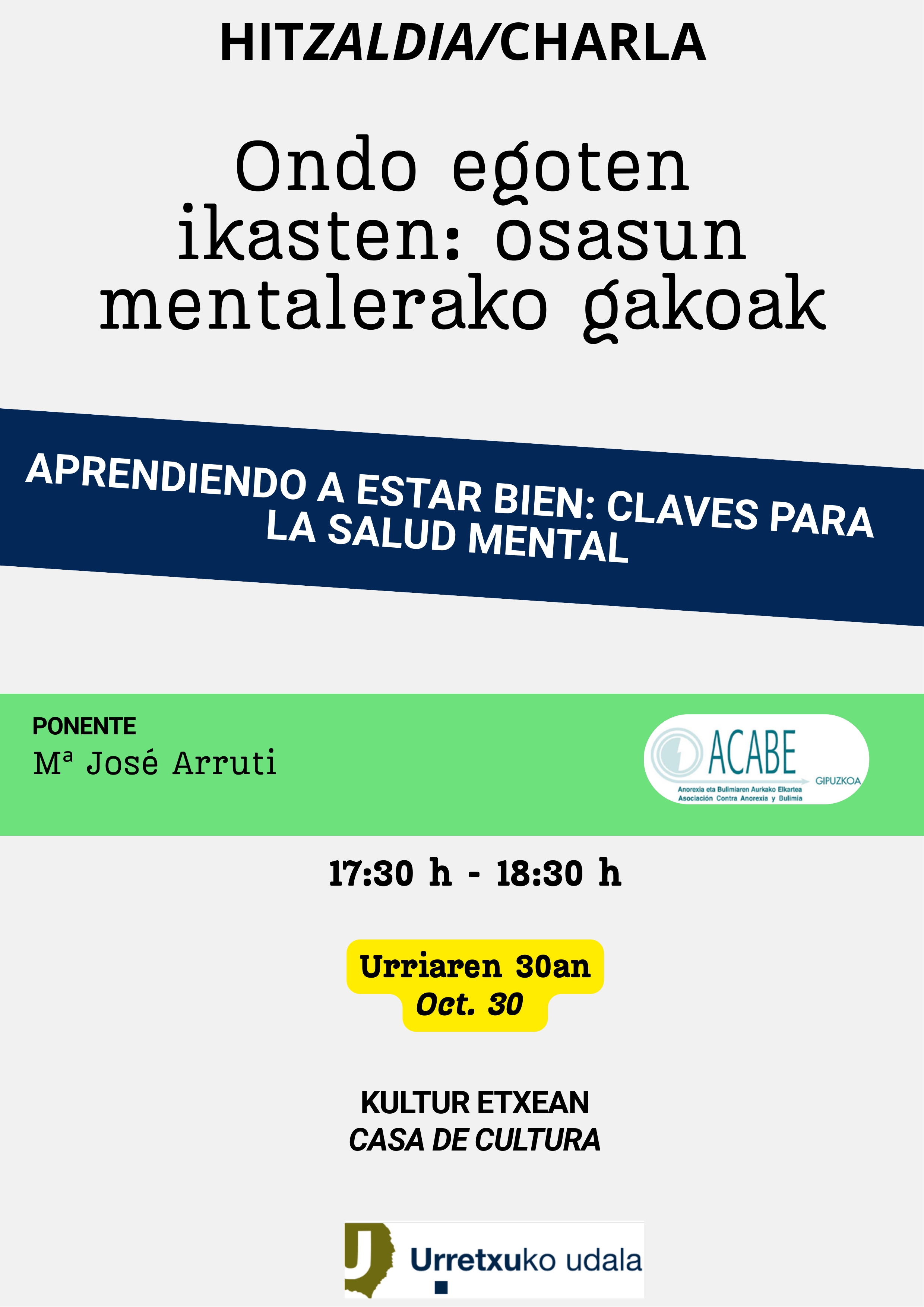 Aprendiendo a estar bien: Claves para la salud mental