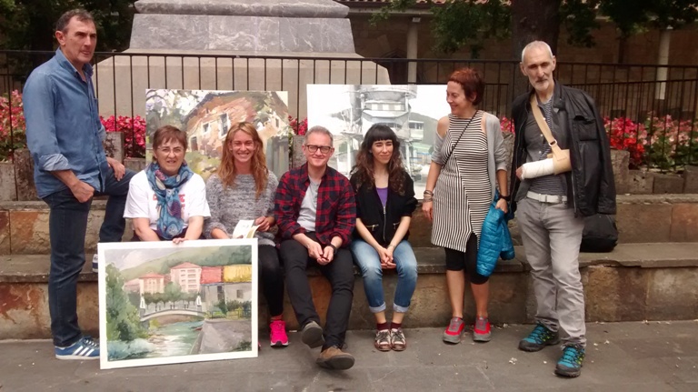Urretxu Zumarragako Kale Pintura Lehiaketaren irabazleak
