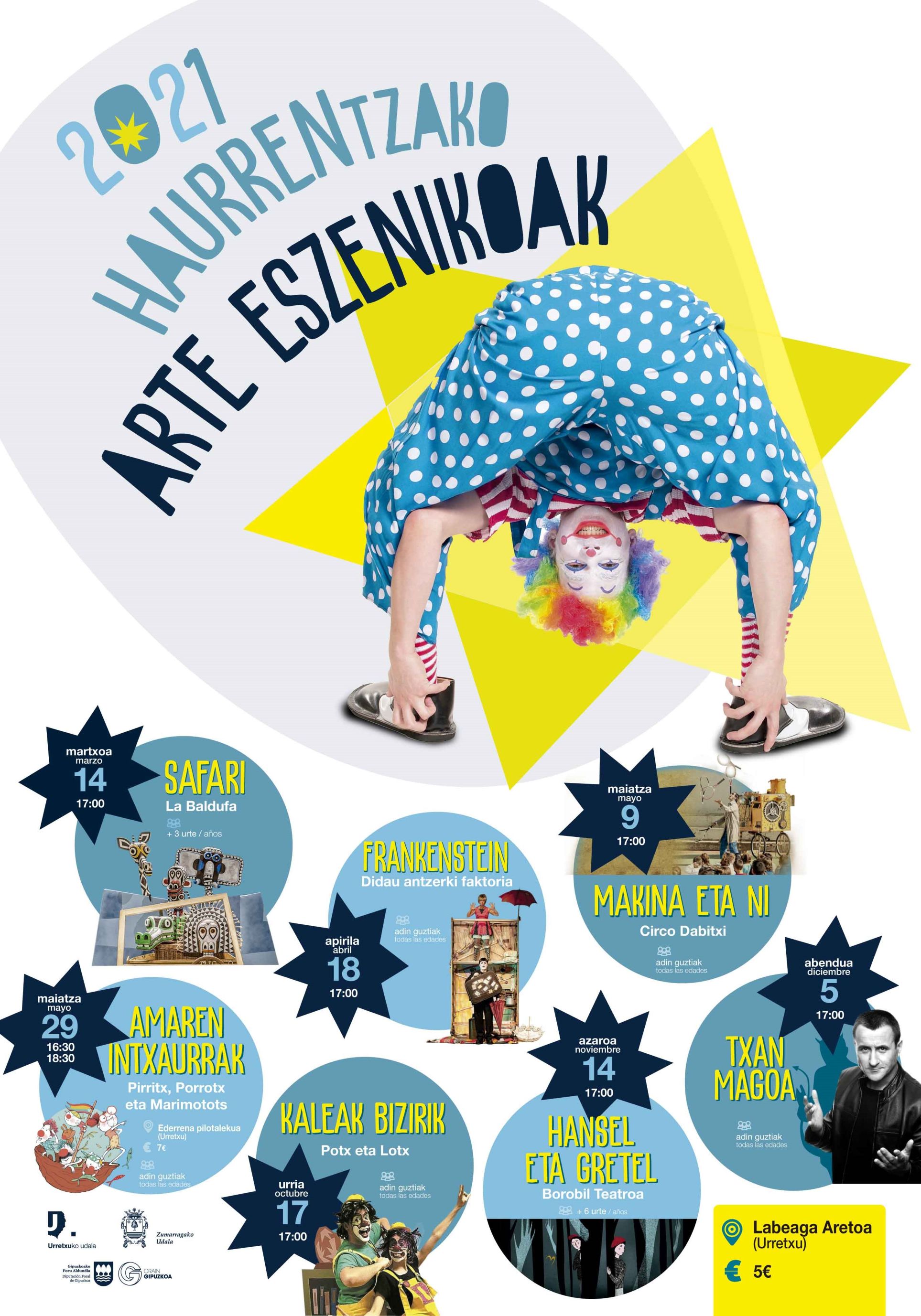 Martxan da Urretxu-Zumarragako arte eszenikoen programazioa 2021